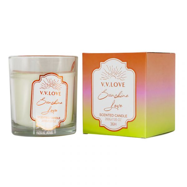 Scented candle VV Love Sunshine Love